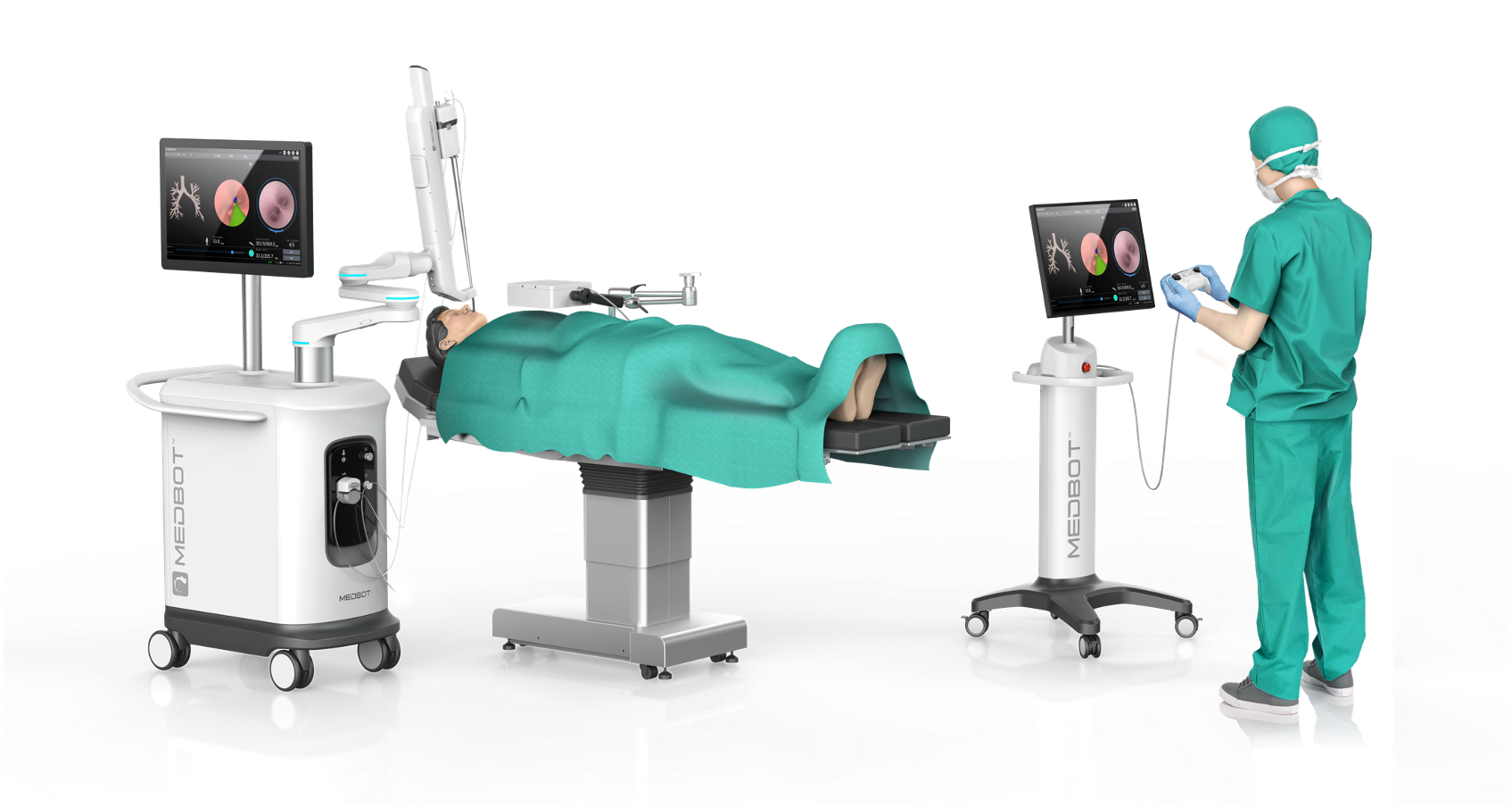 机械臂控制支气管镜导航系统