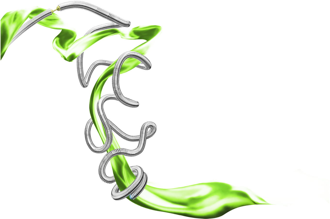 三维电解脱弹簧圈